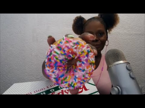 🍩Eating Donuts ASMR/Krispy Kreme/Whisper | asmrthechew