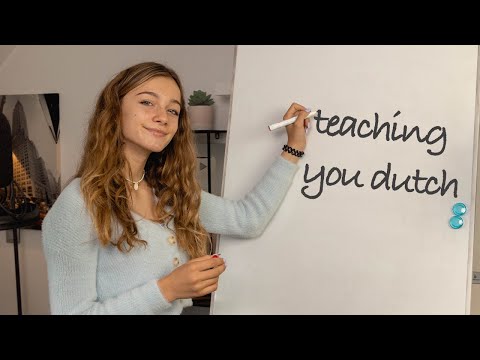 ASMR - TEACHING you DUTCH!