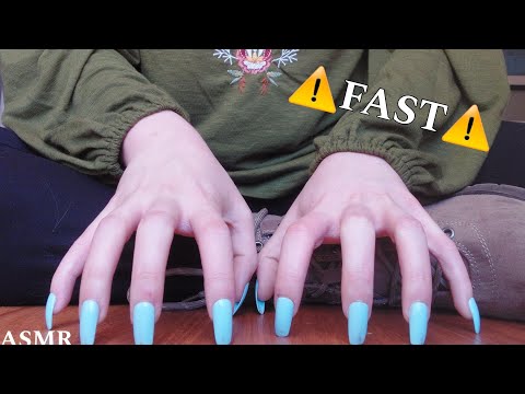 ⚡️ACTUALLY FAST AND AGGRESSIVE TAPPING ASMR 💥 (no talking 🤐)