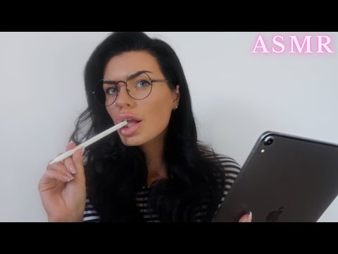 ASMR Art Student Draws You On Her iPad 🎨 (in class roleplay)