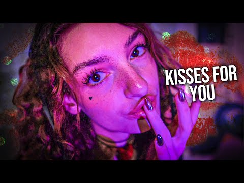 ASMR | 100 Soft Kisses For You | Up Close And Personal 💋