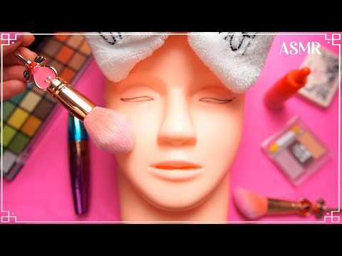 ⭐ASMR Maquillando un Maniqui [Sub] Maquillaje en Español