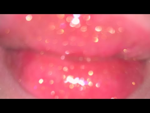 ASMR lip gloss application sounds