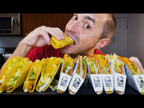 12 TACO BELL PARTY PACK CHALLENGE ! MUKBANG