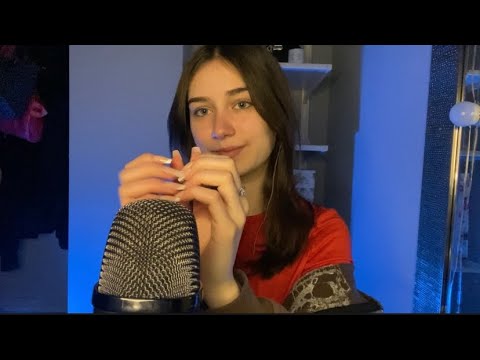 8 min of nail tapping 🥱💤( handmovements, finger flutters, mic scratching)