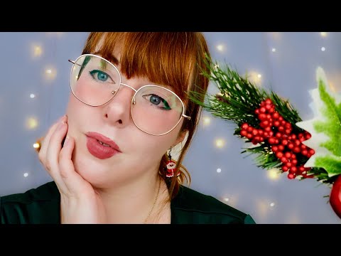 ASMR Obsessed Coworker Corners You at the Christmas Party (personal questions, face touching)