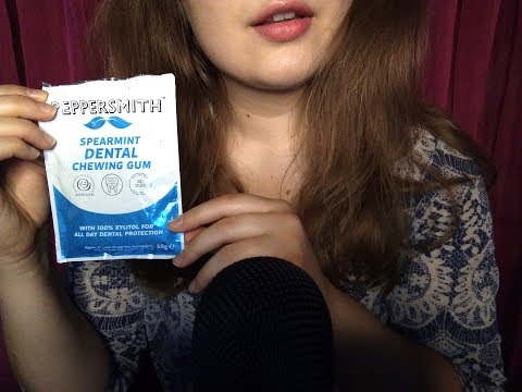 Open Mouth Gum Chewing and Wet Mouth Sounds ASMR (No Intro/No Talking)