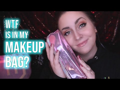 🕊️ ASMR | WTF is in my Makeup Bag? [soft spoken]