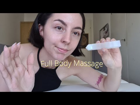 ASMR Reiki for Full Body Massage ｜Hand Movements, Soft spoken, Crystal healing