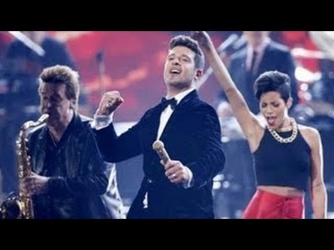 Robin Thicke & Chicago Medley peformance at the Grammy Awards !