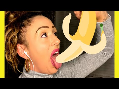 ASMR Banana eating 🍌🍌😘 (SUBSCRIBE) (SUBSCRIBE) (SUBSCRIBE)
