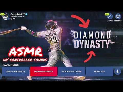 ASMR Gaming MLB The Show 21 Diamond Dynasty