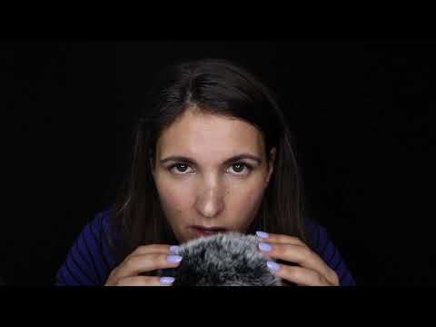 ASMR POSITIVE AFFIRMATIONS (soft whispering, fluffy microphone scratching)