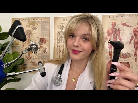 ASMR 1h Annual Doctor Check-Up ❤️‍🩹🩺 (ear cleaning, eye exam, sensory test, scalp check, etc)