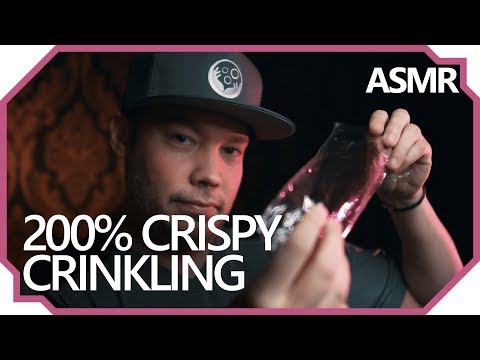 Best ASMR Crinkles You'll Hear Today - 200% Crispy Crinkling! (4K60)