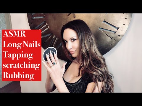 ASMR LONG NAILS, tapping, scratching, rubbing, personal attention. Lots of triggers!!!