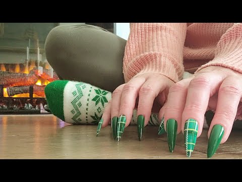 ASMR Fast Floor Scratching and Tapping | Lo-fi | No Talking | Long Nails