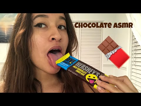 Chocolate ASMR  (Tapping, Scratching, & Mouth Sounds)