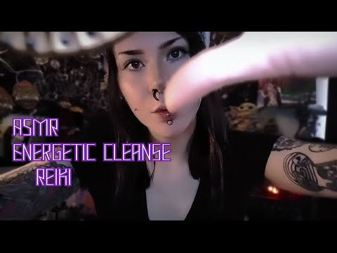 ASMR Reiki | Energetic Cleanse from Crown to Root (No Talking 🌧)  🪬
