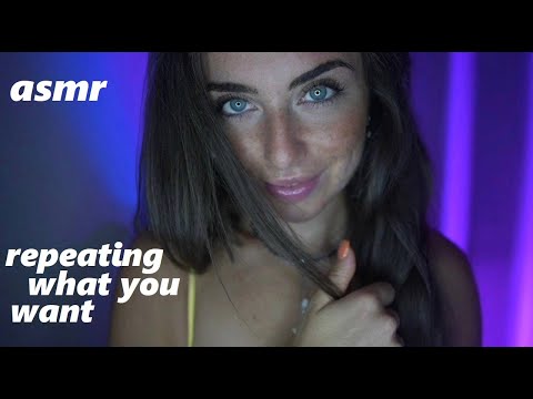 ASMR| REPEATING TINGLY WORDS CHOSEN BY YOU ✨SUB