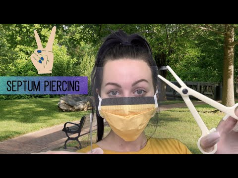 [ASMR] Piercing Your Septum In The Park RP