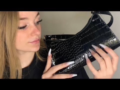 ASMR: 10 BLACK Fast TRIGGERS🖤 with Long NAILS (Tapping)