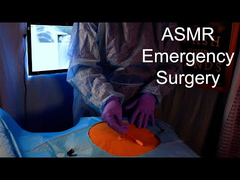 ASMR Emergency Surgery | Close Up Medical Role Play