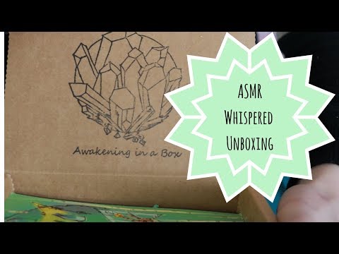 [ASMR] February Awakening Box - Unboxing - (whispering, tapping, crinkles)