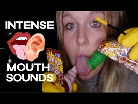 ASMR | INTENSE Tube, Funnel, Spoolie Pop Rocks Mouth Sounds👅(New Triggers)