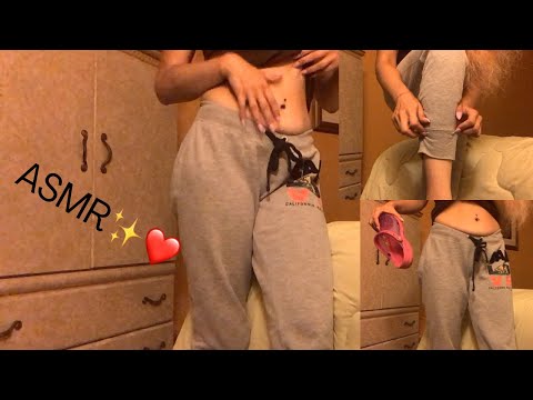 ASMR | fabric pants scratching- skin scratches- shoe scratching- sock scratching