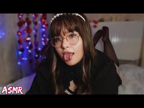 𝓐𝓢𝓜𝓡 | SPIT PAINTING YOU🎨 ( Mouth Sounds, Kisses💋) // Cozy Night with Your Crush  🤍 ASMR Roleplay