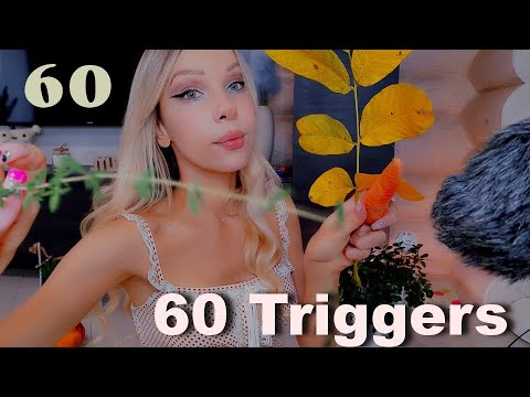 ASMR 60+ Triggers in 60 seconds🍁