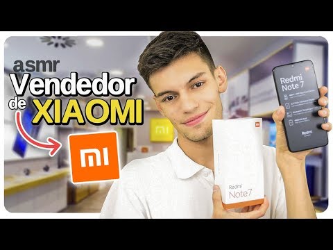 ASMR El mejor VENDEDOR de la tienda XIAOMI (Redmi Note 7) | Unboxing - ASMR Español - Mol ASMR
