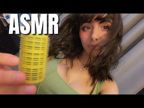 ASMR | Tingly Hair roller + Rambling c: