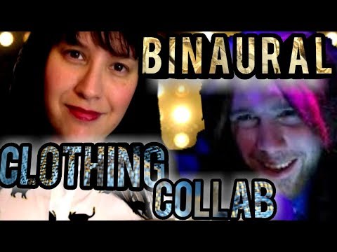 Relaxing Asmr - Clothing Haul / Fabric Sounds - Collab with Spin-C TV ASMR