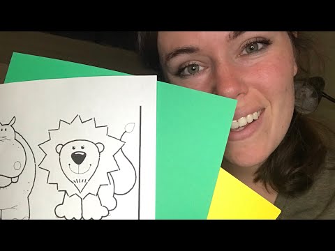 ASMR Arts and Crafts Soft Spoken, Cutting, Paper Sounds