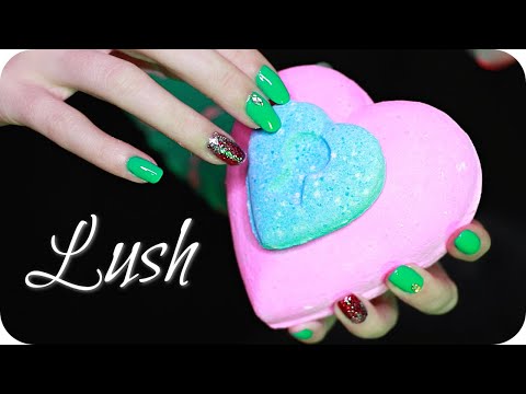 ASMR Lush Unboxing 💖 Deep Ear Whisper, Lid Sounds, Scratching, Tapping, Cork Sounds, Label Reading +