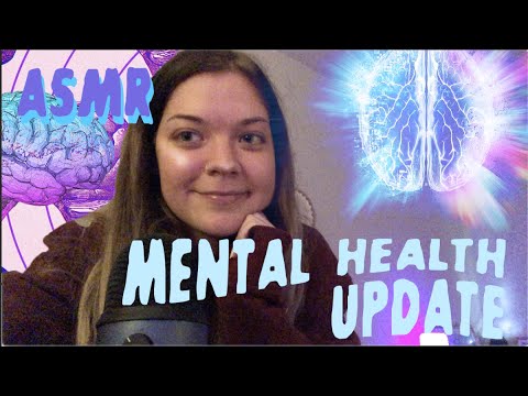 mental health update 🧠 👀 asmr ~vulnerable~ whisper ramble (talking about depression & anxiety)