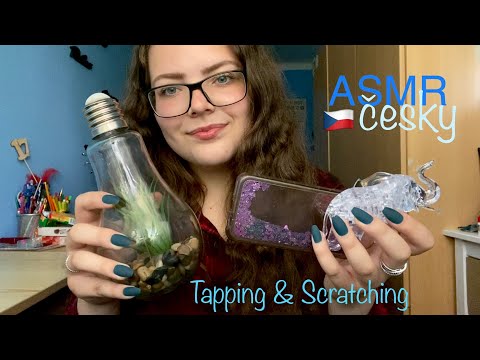 ASMR CZ Tingly Transparent Trinkets | Tapping & Czech Whispers 🐘