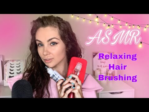 ASMR | Realistic Hair Brushing & Scalp Massage on Real Head