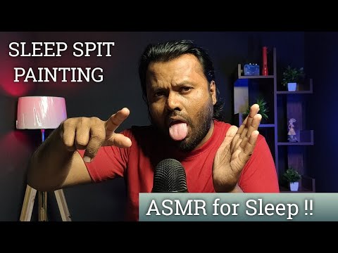 ASMR Sleep Spit Painting