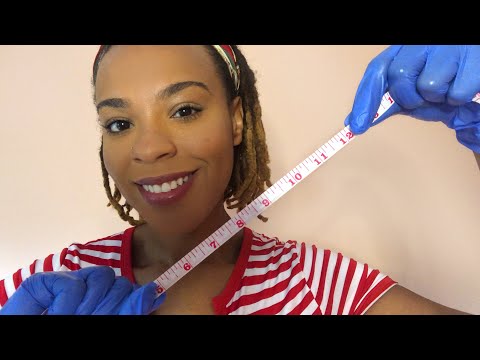 UP CLOSE Face Touching, Cleansing and Face Measuring for no reason - Personal Attention ASMR