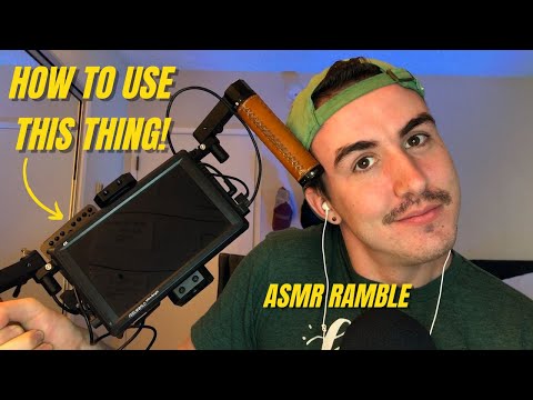 How does a directors monitor work? 🤔 🎥  - ASMR Chaotic Ramble | Soft Spoken + Close Whisper 👄