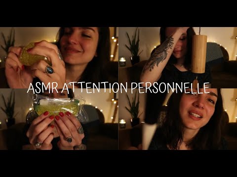 ROLEPLAY ASMR ✨ Crinkles - Sticky fingers - Tapping - Carillon - Pinceau  magique ❤️