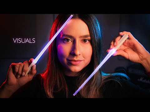 ASMR Scanning You For Better Sleep ✨ Up Close Visual Triggers, Lightsabers, Hand Movement, +