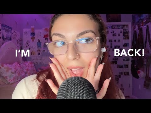 ASMR | tingly whisper ramble + hand sounds (update)