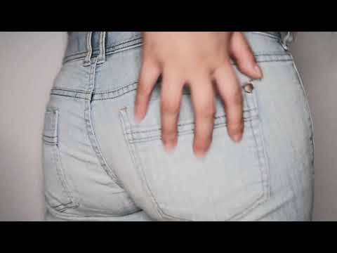 scratching my jeans and my back [ASMR ] 👖🔙