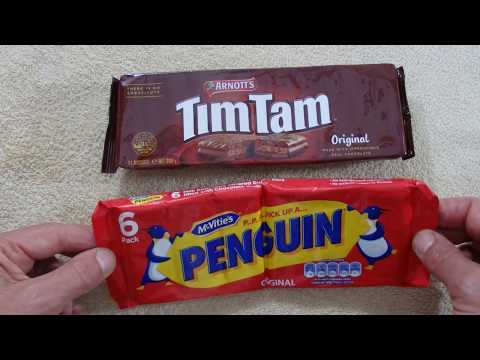 ASMR - Tim Tams v Penguins Biscuits -Australian Accent -Discussing These Biscuits in a Quiet Whisper