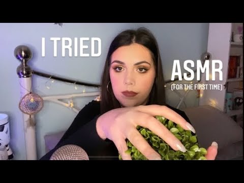 MY FIRST TIME TRYING ASMR