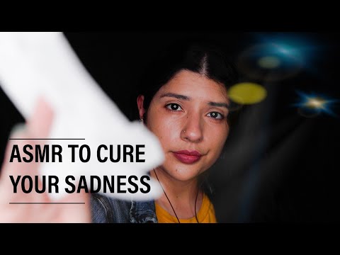 ASMR TO CURE SADNESS | WIPING YOUR TEARS, AROMATHERAPY, AND MIC SCRATCHING